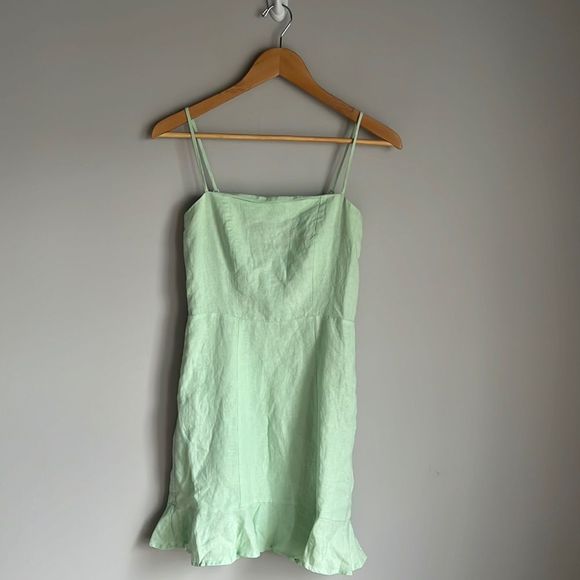 & Other Stories Mint Green Mini Dress - Picture 2 of 13